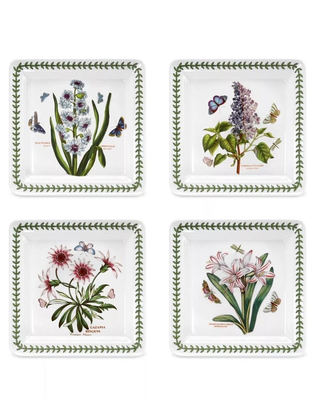 440$ Portmeirion Botanic Garden Square 12 Pc Dinnerware Set Service for 4 - Picture 4 of 4